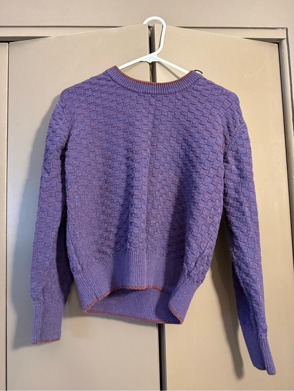 PrAna Purple Textured Knit Women's Sweater